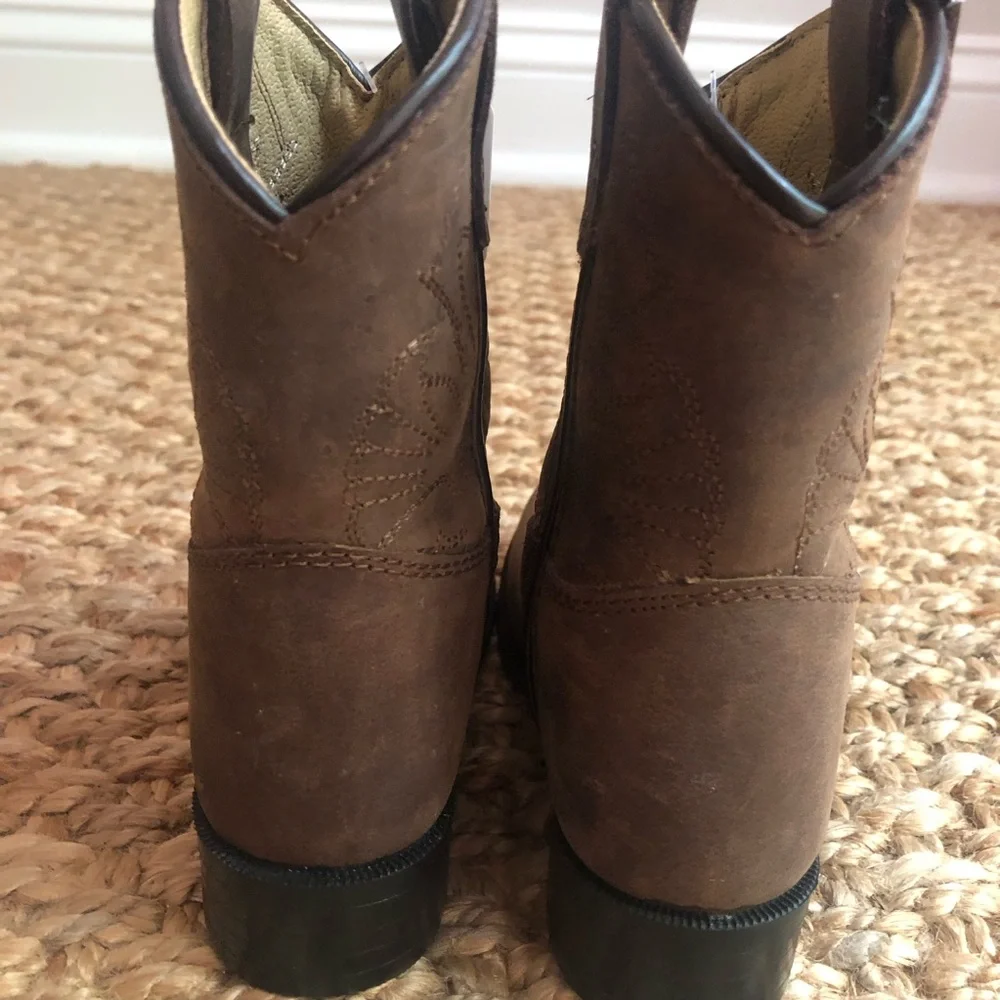 New: Masterson Leather Cowboy Boots. Unisex. Size 5.5